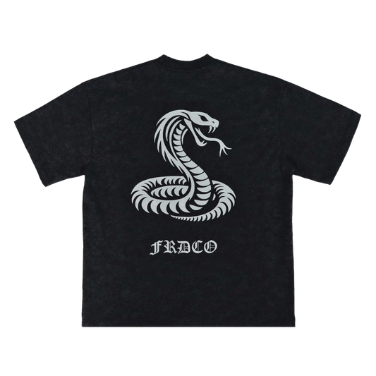 FRDCO | 3M Reflective Snake Tee Black