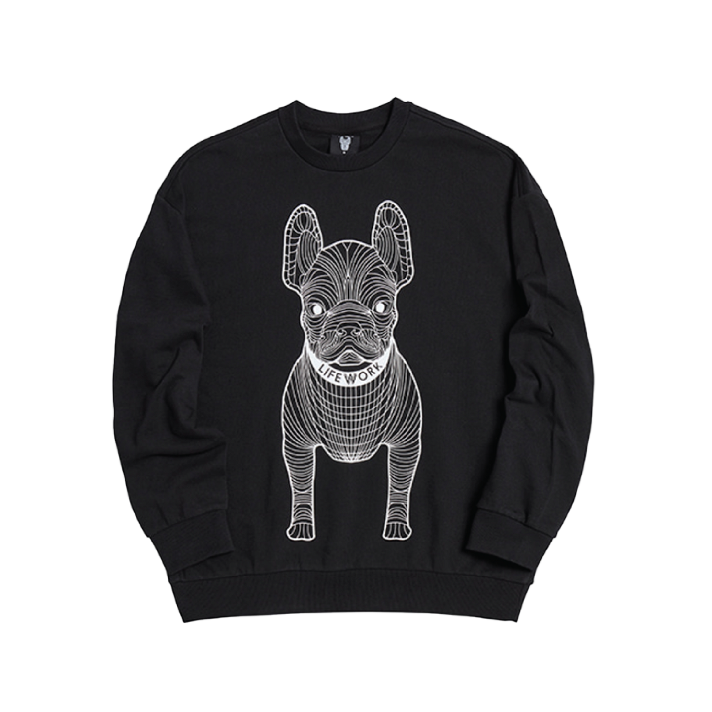 LifeWork | Big Ladok Sweatshirt Jet Black