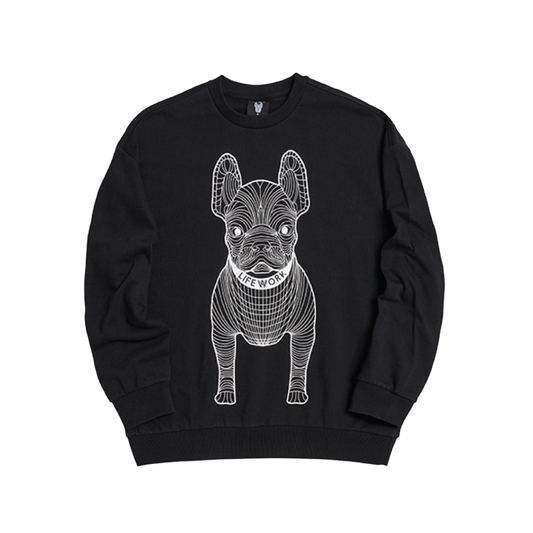 LifeWork | Big Ladok Sweatshirt Jet Black