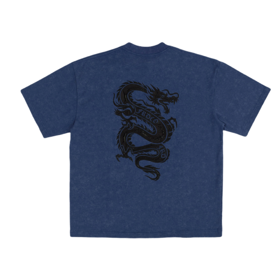 FRDCO | Stoned Dark Dragon Tee Blue