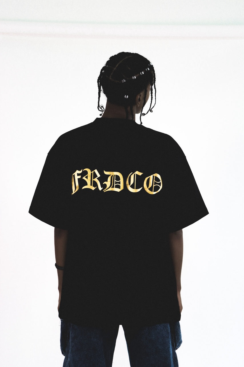 FRDCO | Gold Logo Tee Black