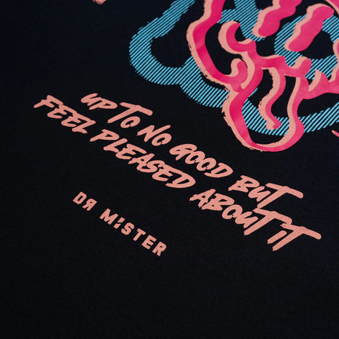 DR MISTER | “Mischief” Devil Oversized T-Shirt Black
