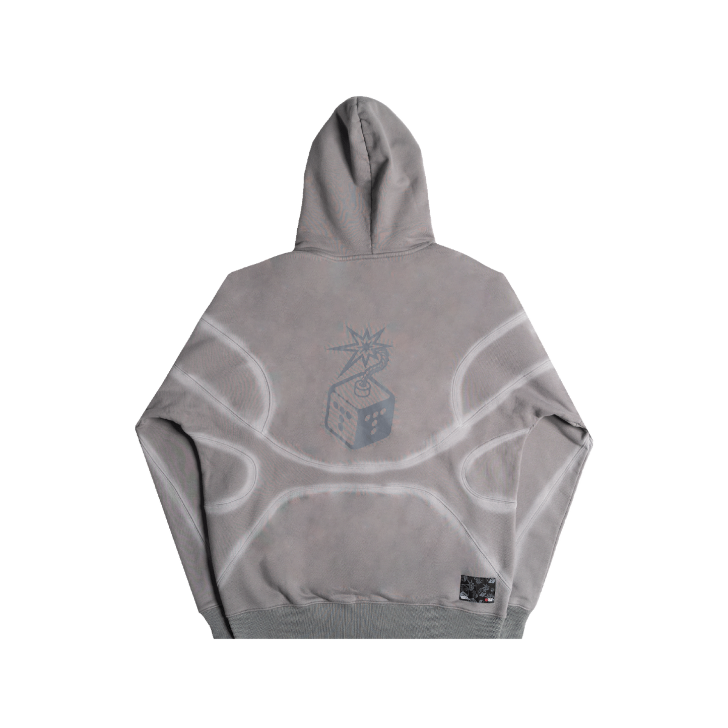 TNTCO | Web Zipped Hoodie Grey