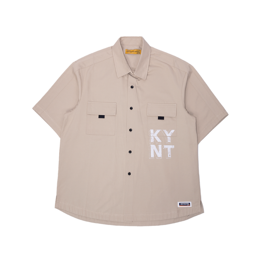 KEYNOTE | Short Sleeve Shirt Khaki