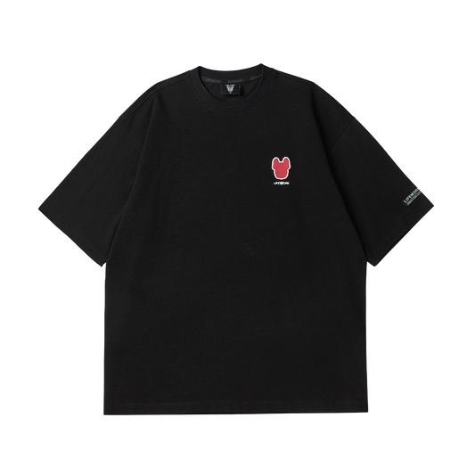 LifeWork | Small Dog Embroidery S/S T-Shirt Black