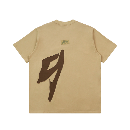 EGLAF | Fragments Reverse Applique Light Brown