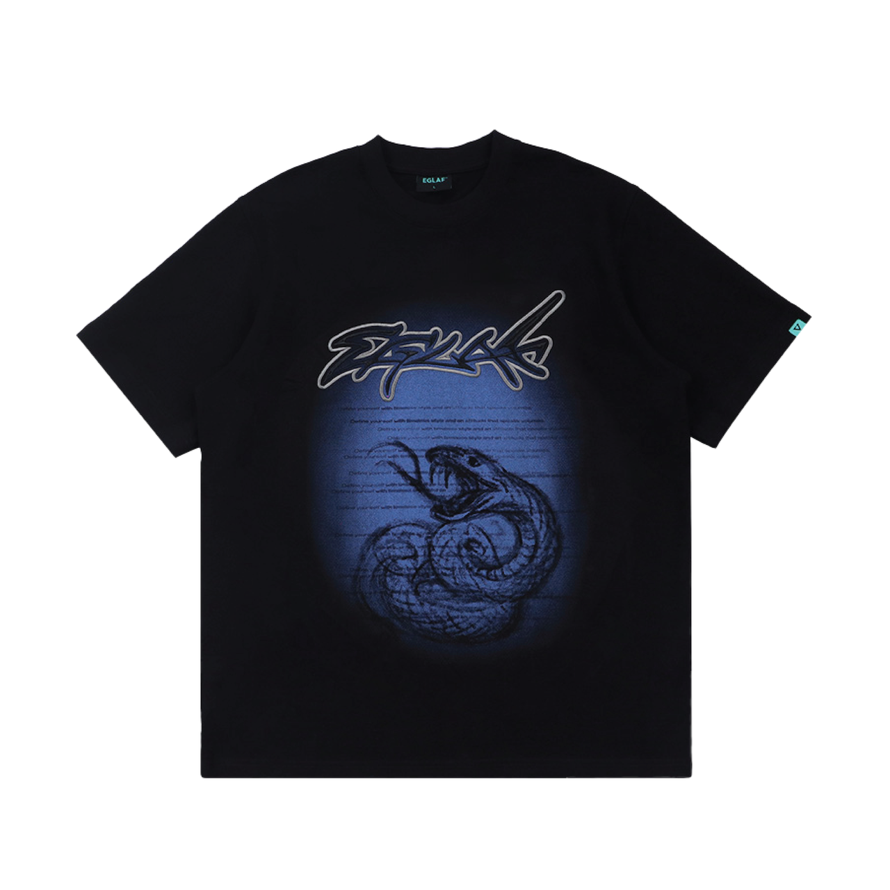 EGLAF | Fearless Serpents Tee Black