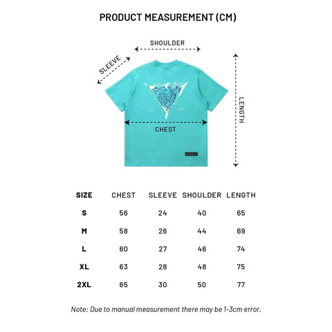 EGLAF | RC Embroidery Logo Tee Turquoise