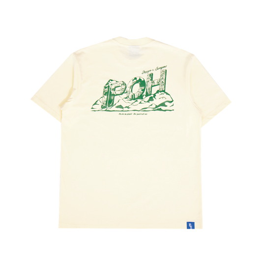 Dissyco x Swaganz | Landmark Tee Cream White