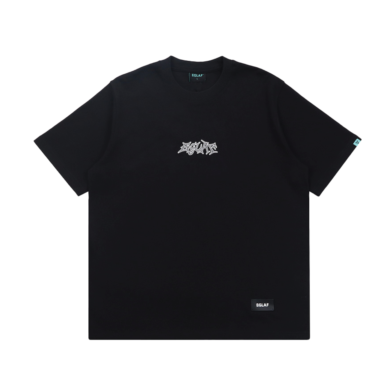 EGLAF | Galaxy Embroidery Logo Tee Black