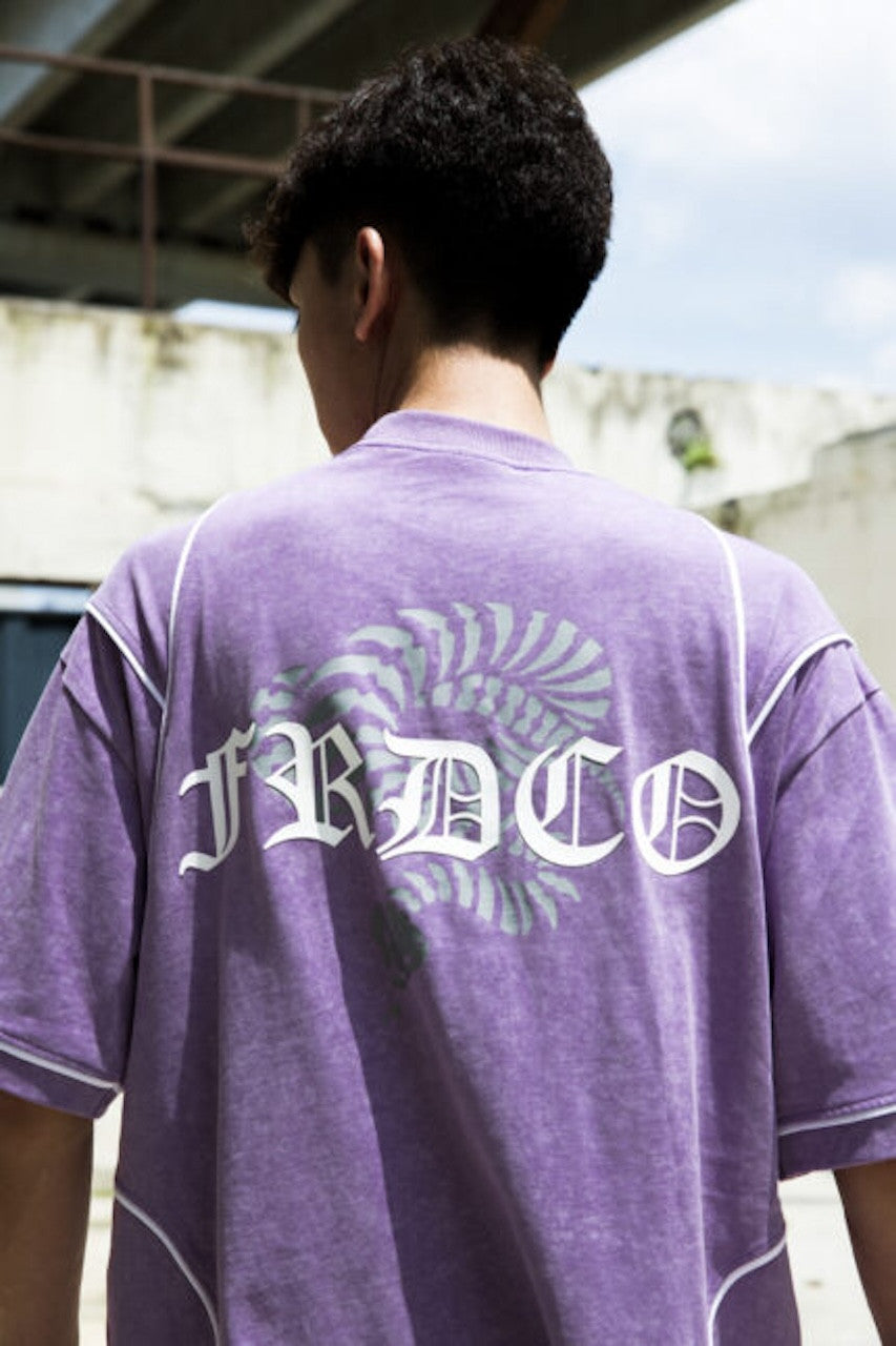 FRDCO | Stoned Snake Bone Logo Tee Purple