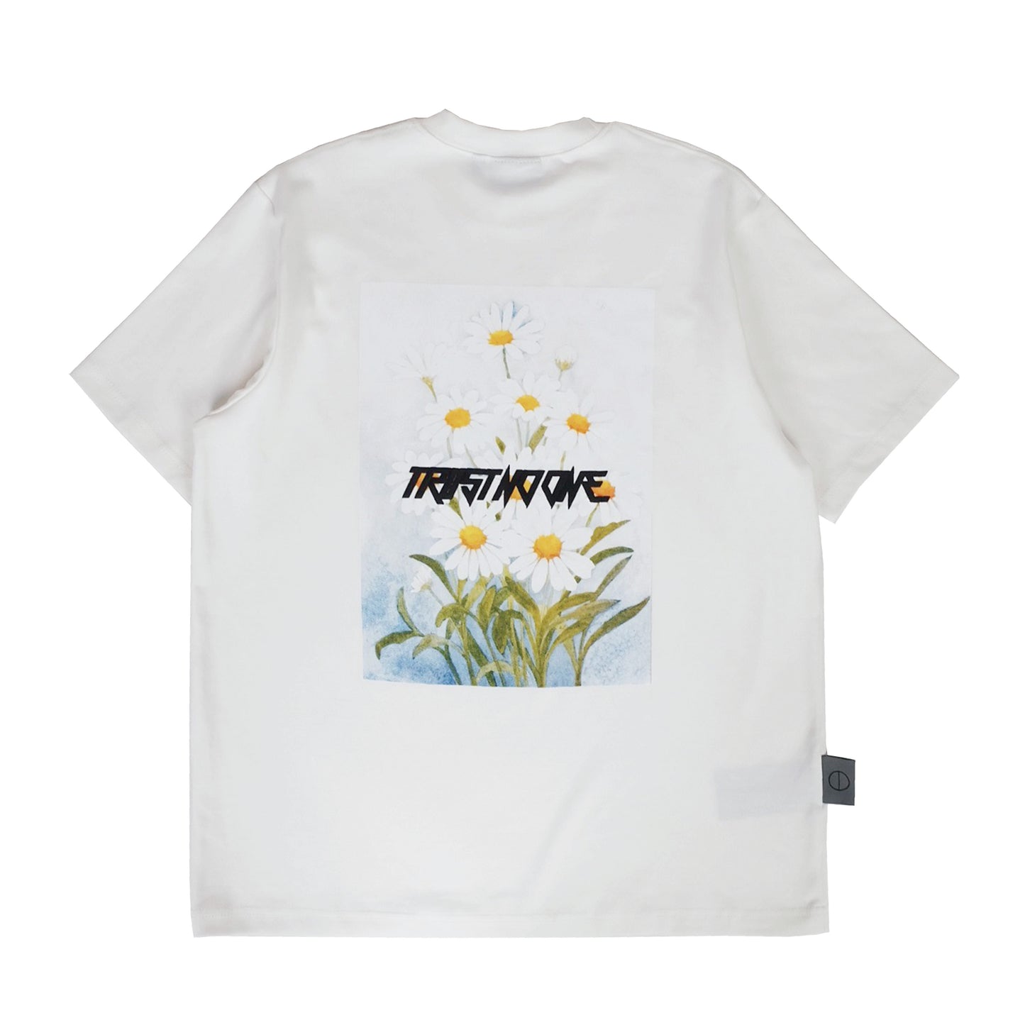 TRUST NO ONE | Sunflower Tee White