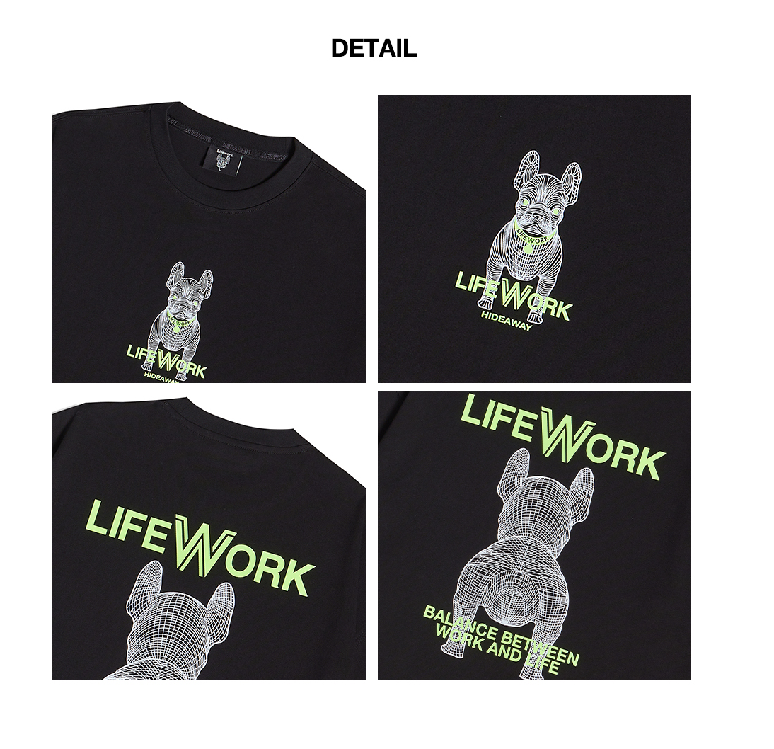 LifeWork | Small Ladok S/S T-Shirt Black