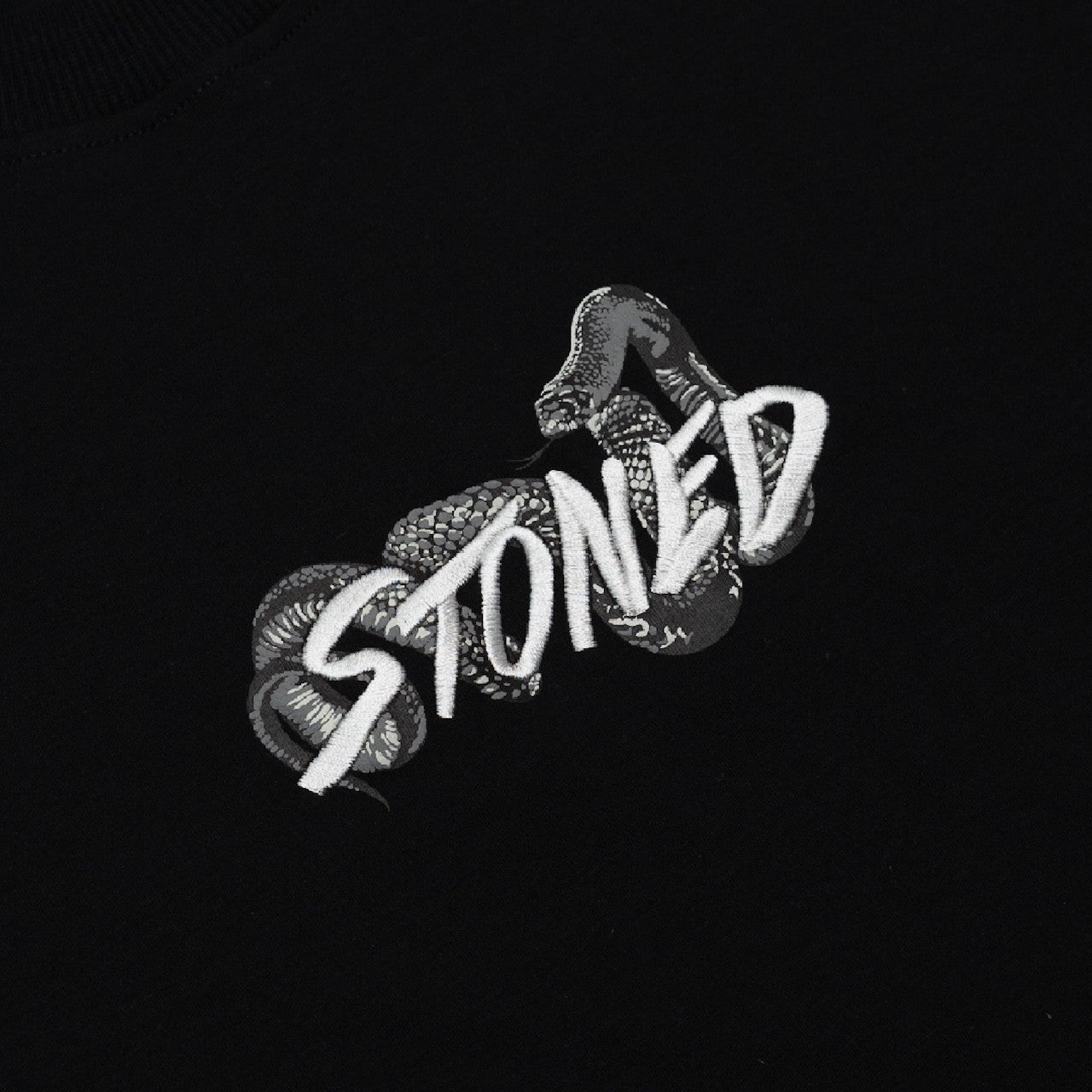 Stoned | Genetic Snake Tee Black