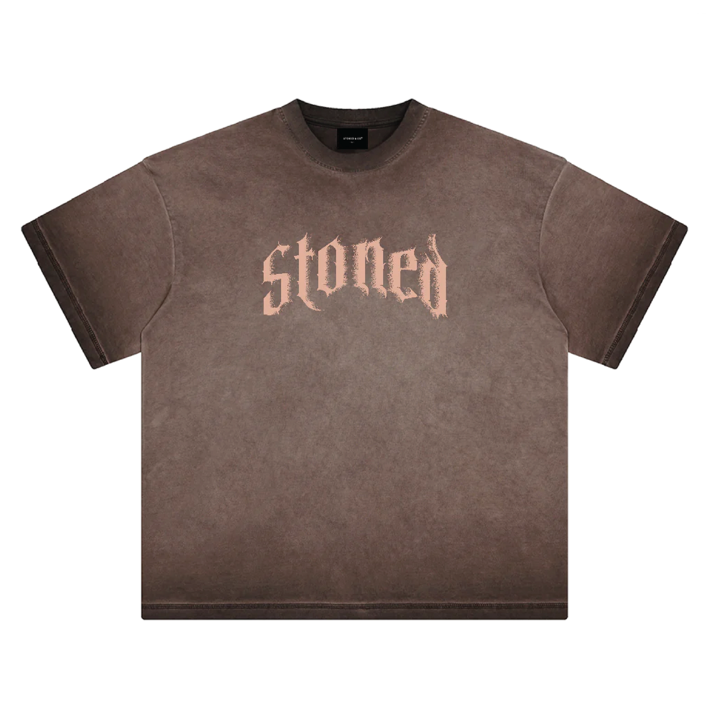 Stoned Euphoria | Washed Tee Brown