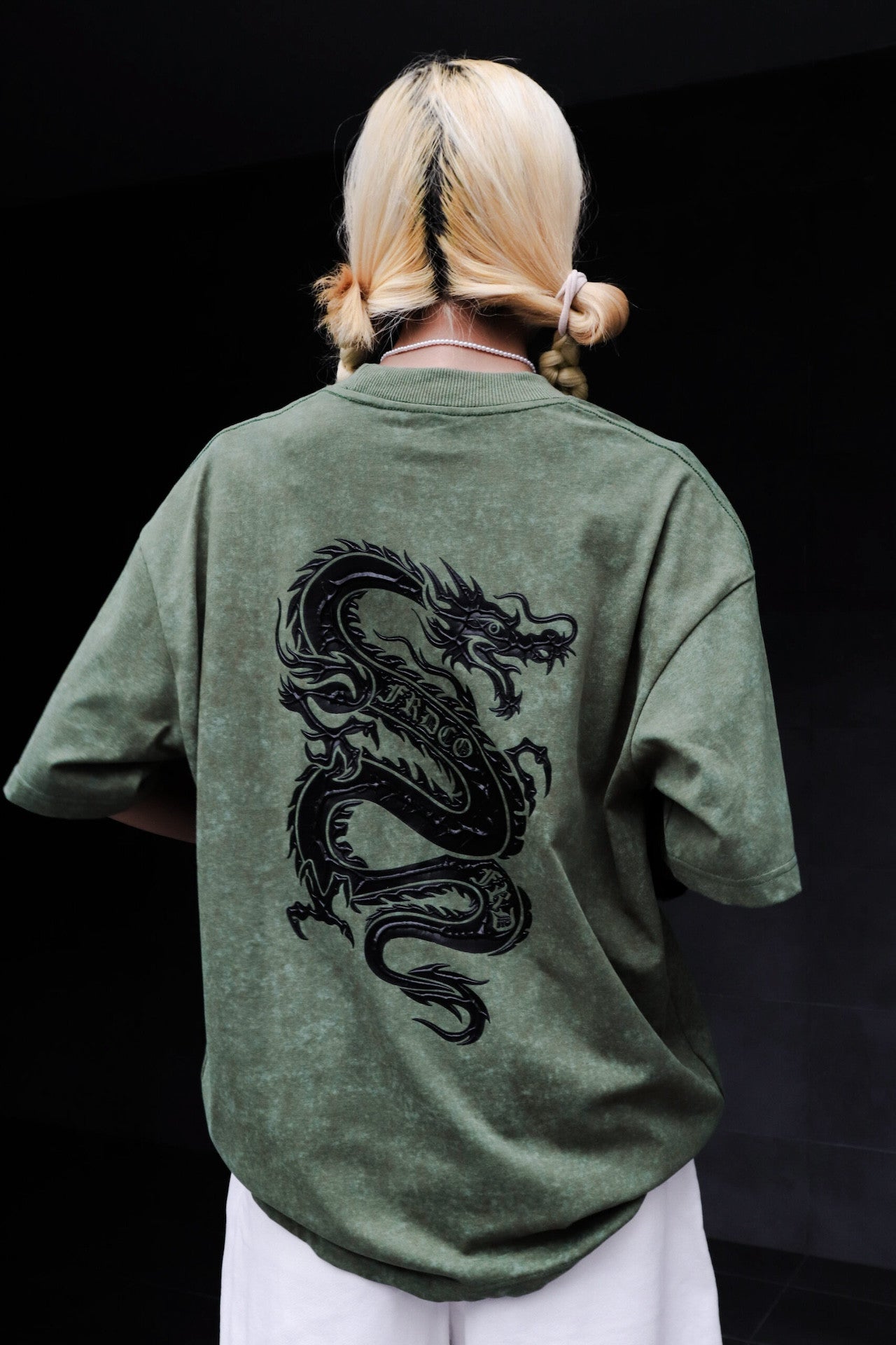 FRDCO | Stoned Dark Dragon Tee Green