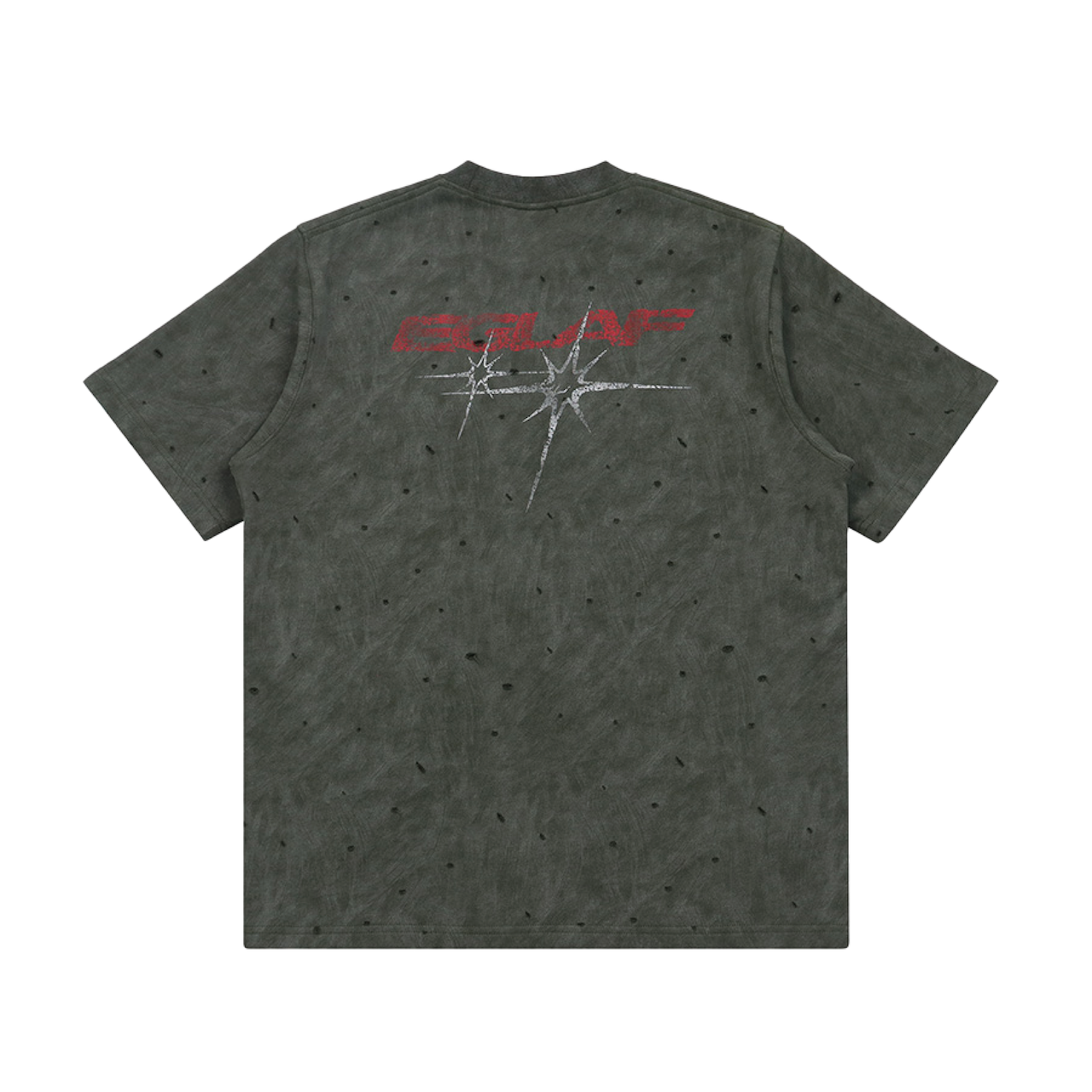 EGLAF | Stars Print Tee Army Green