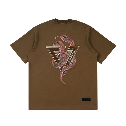 EGLAF | Serpent Logo Tee Tee Light Khakis