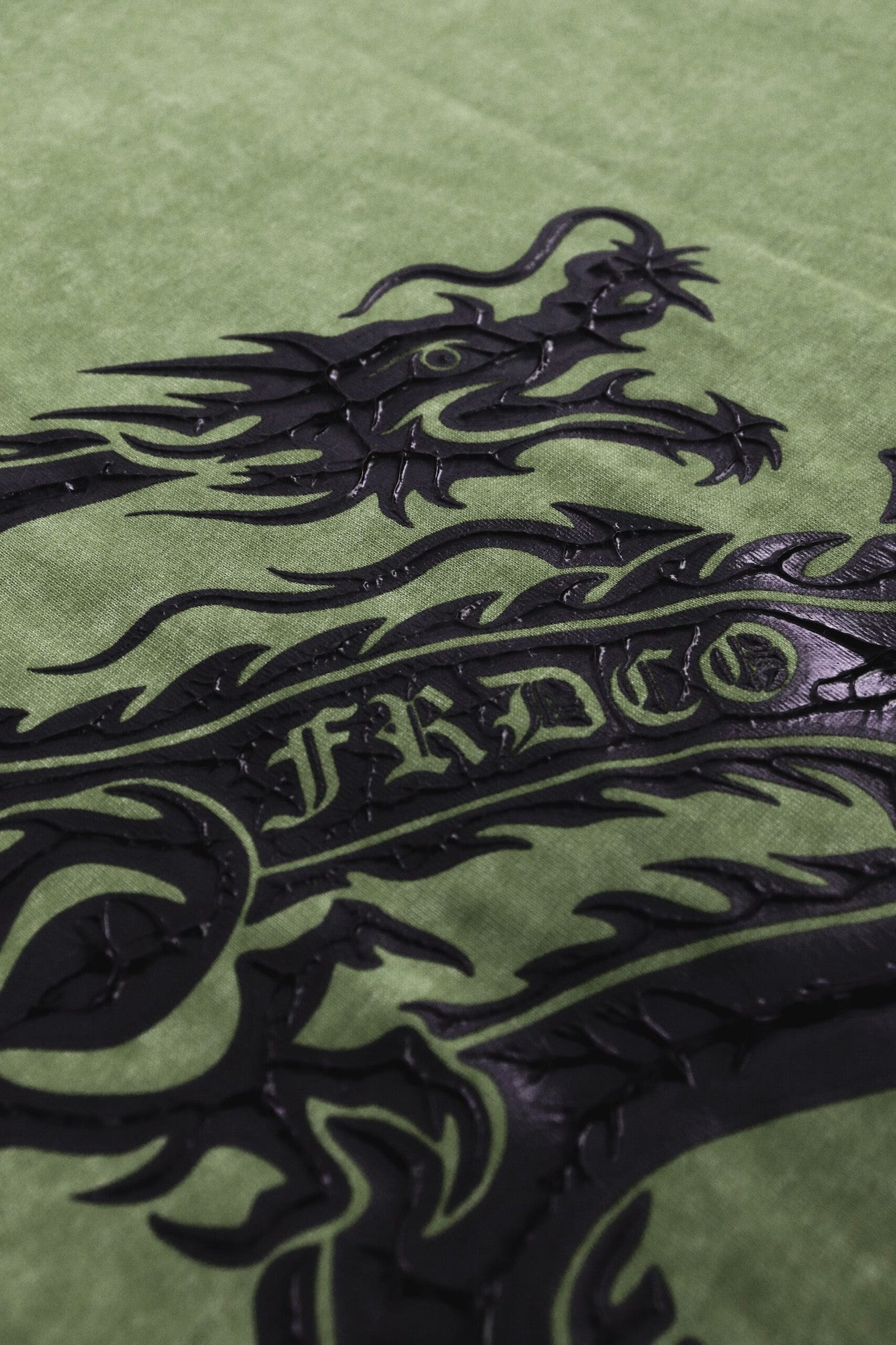 FRDCO | Stoned Dark Dragon Tee Green