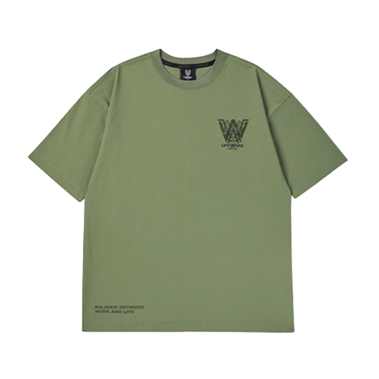 LIfeWork | Common Venturi Minimaladok S/S T-Shirt Khaki