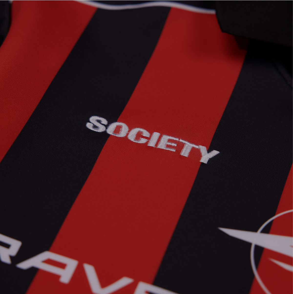 Society | Team Techno Jersey Black/Red