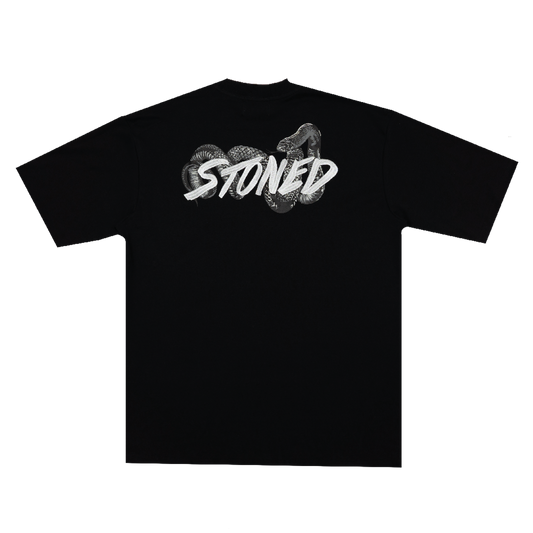 Stoned | Genetic Snake Tee Black