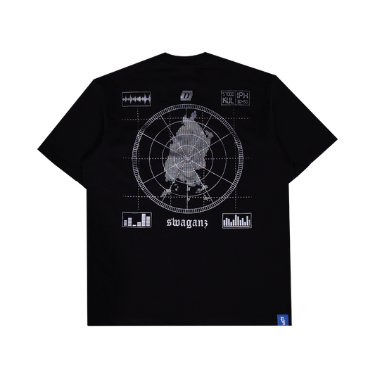 Dissyco x Swaganz | Radar Tee Black