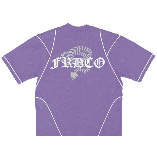 FRDCO | Stoned Snake Bone Logo Tee Purple