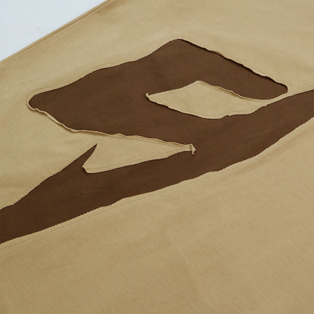 EGLAF | Fragments Reverse Applique Light Brown