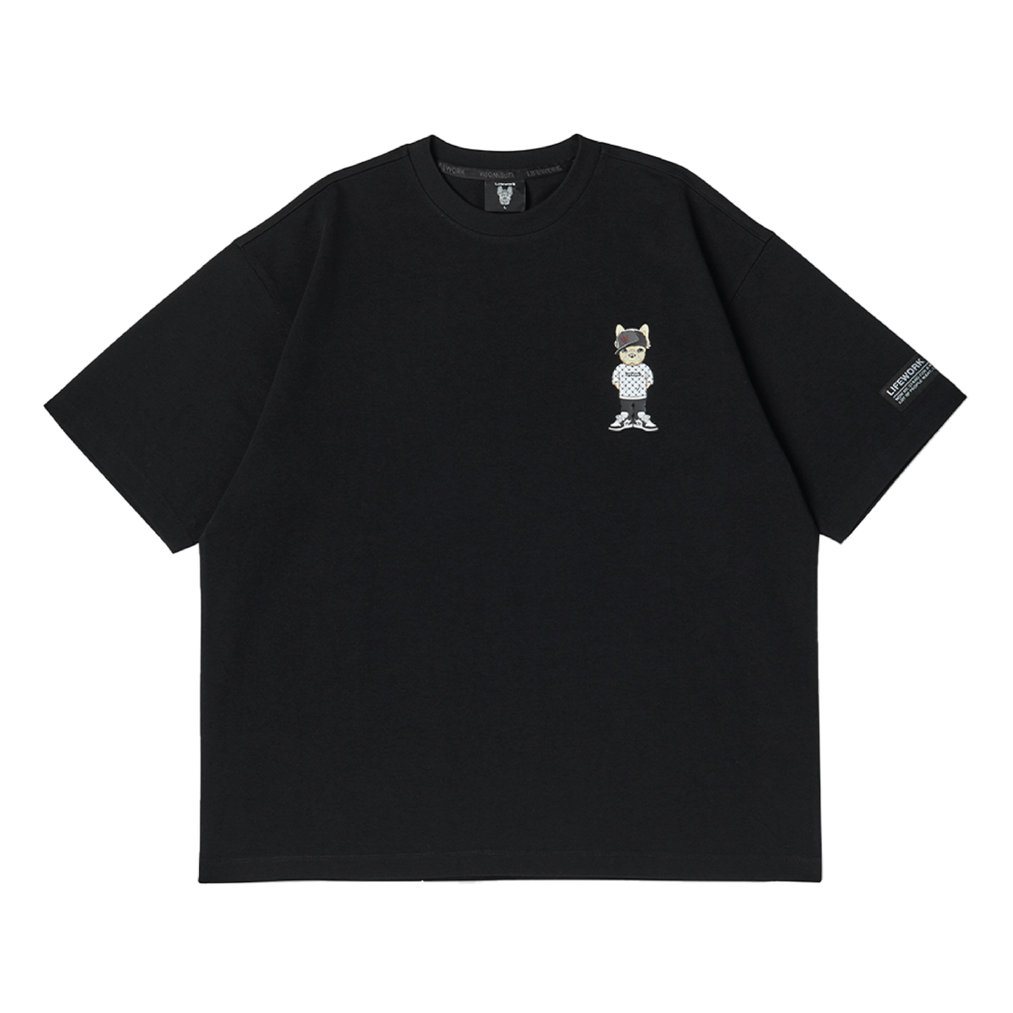 LifeWork | Mono Hipdok S/S T-Shirt Black