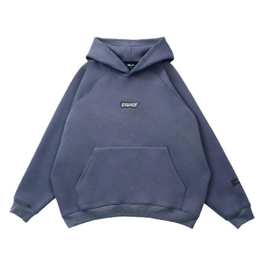 EGLAF | RC Fabric Stitch Hoodie Stone Blue