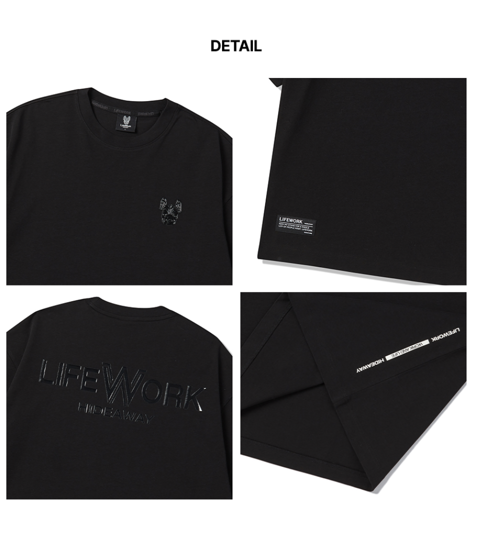 LifeWork | Ladog Supima S/S T-Shirt Black