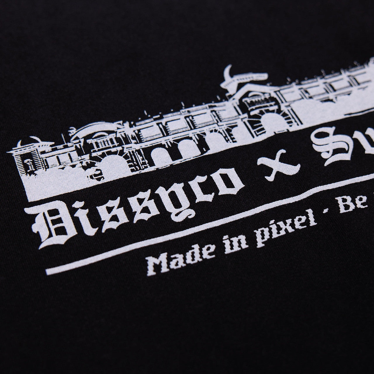 Dissyco x Swaganz | Press Tee Washed Black