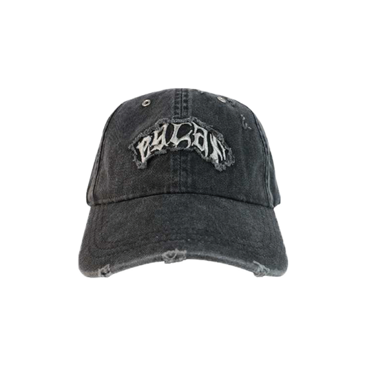 EGLAF | RC Distressed Embroidery Logo Cap Black