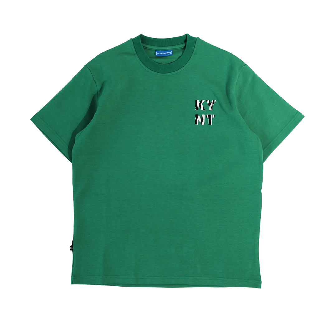 KEYNOTE | Classic Stripe Logo Tee Green – SWAGANZ