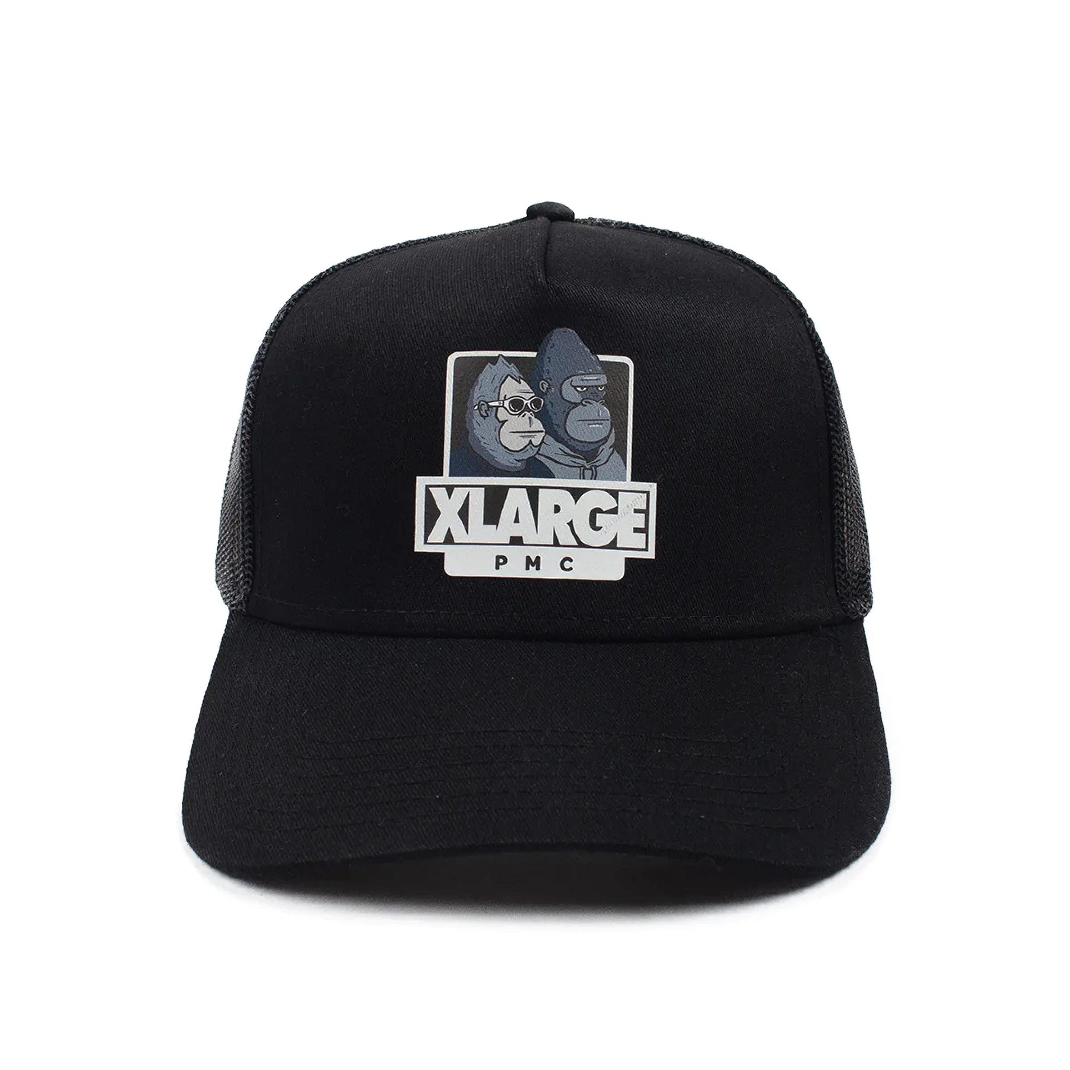 PMC x XLarge | Joined Logo Trucker Cap Black – SWAGANZ