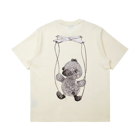 EGLAF | Puppet Crochet Duckie Tee Cream White