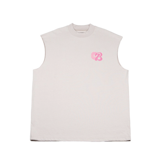 Cozyboyz | The Eevee Sleeveless Shirt (Cream)