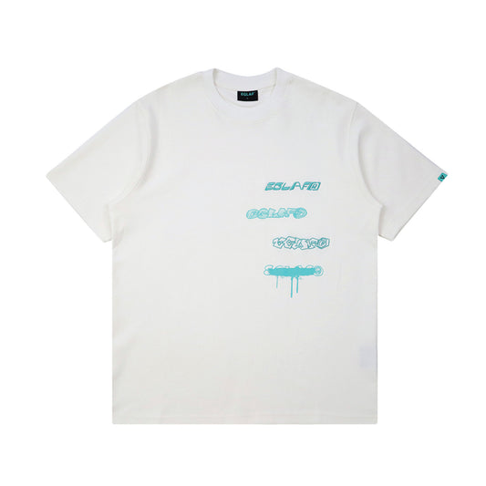 EGLAF | Equa Multiple Logo Tee White