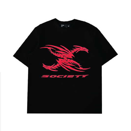 Society | Prosperity Dragon Tee Black