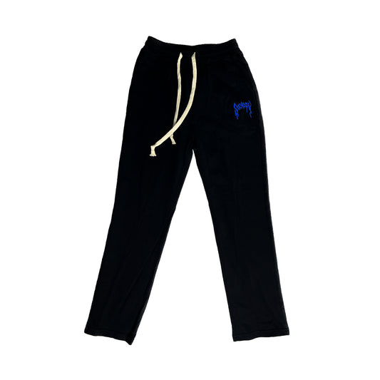 Society | Basic Logo Drawstring Pants Black