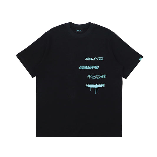 EGLAF | Equa Multiple Logo Tee Black