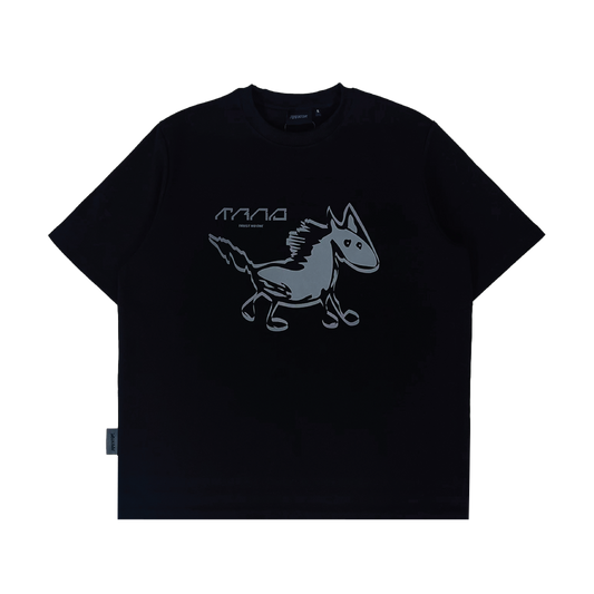 TRUST NO ONE | Majestic Horse Spirit Tee Black