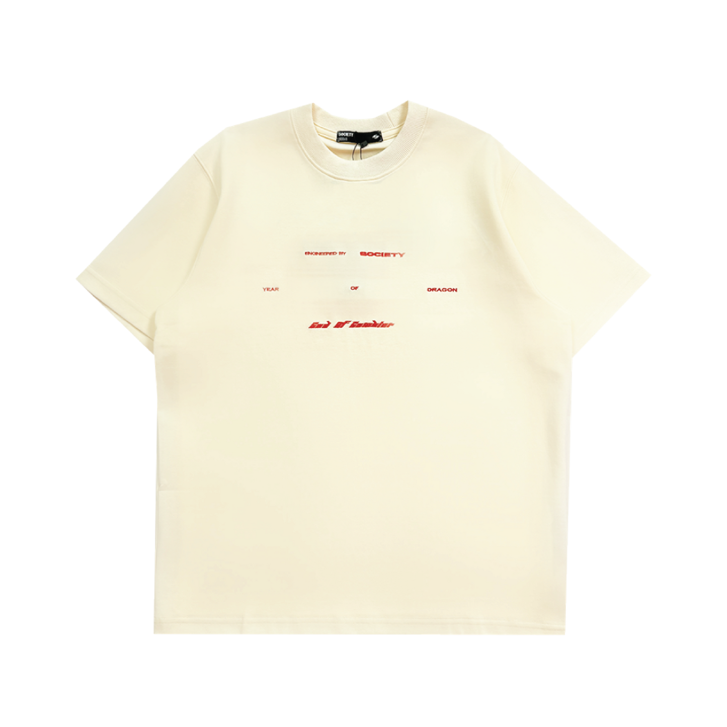 Society | Year of Dragon Tee Cream White