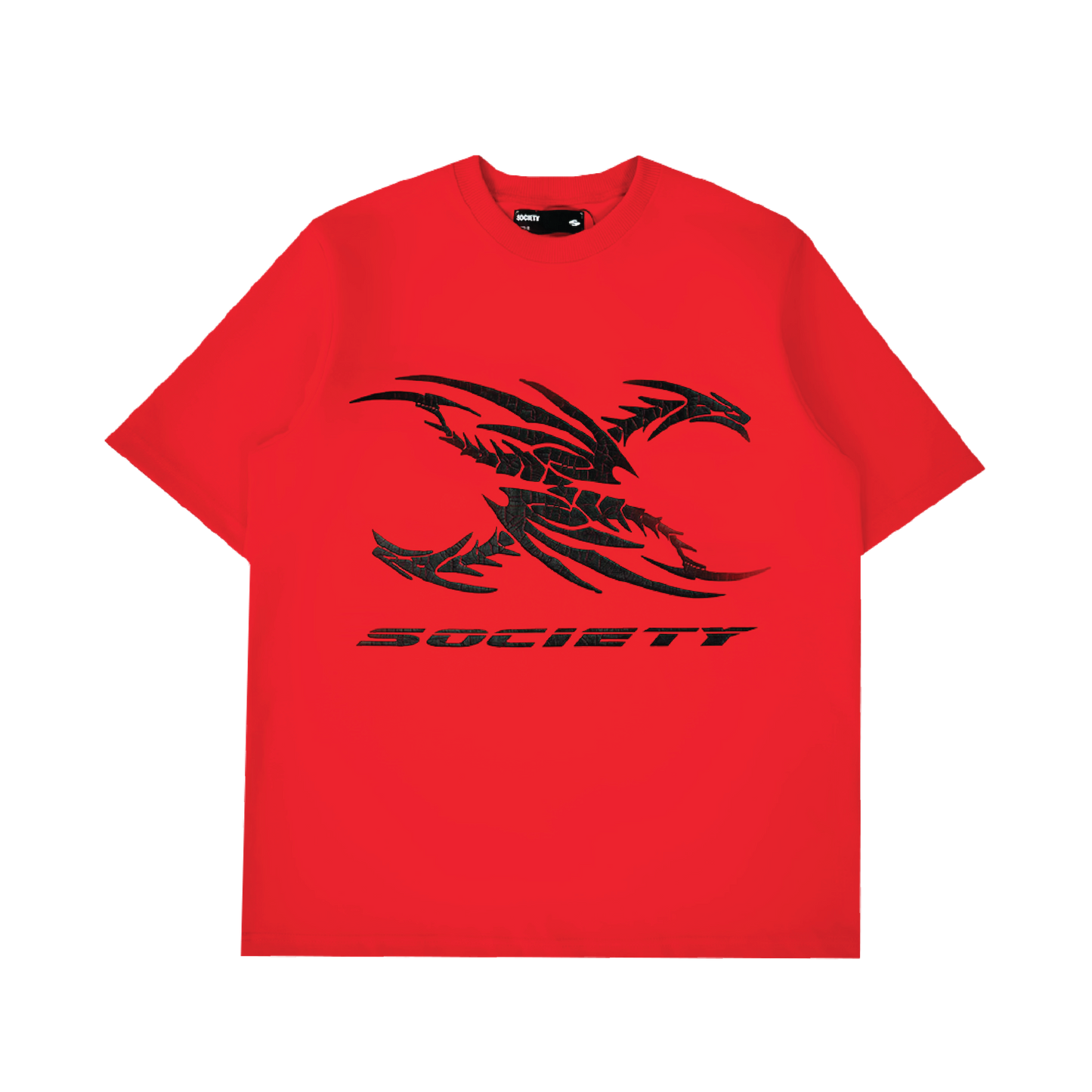 Society | Prosperity Dragon Tee Red