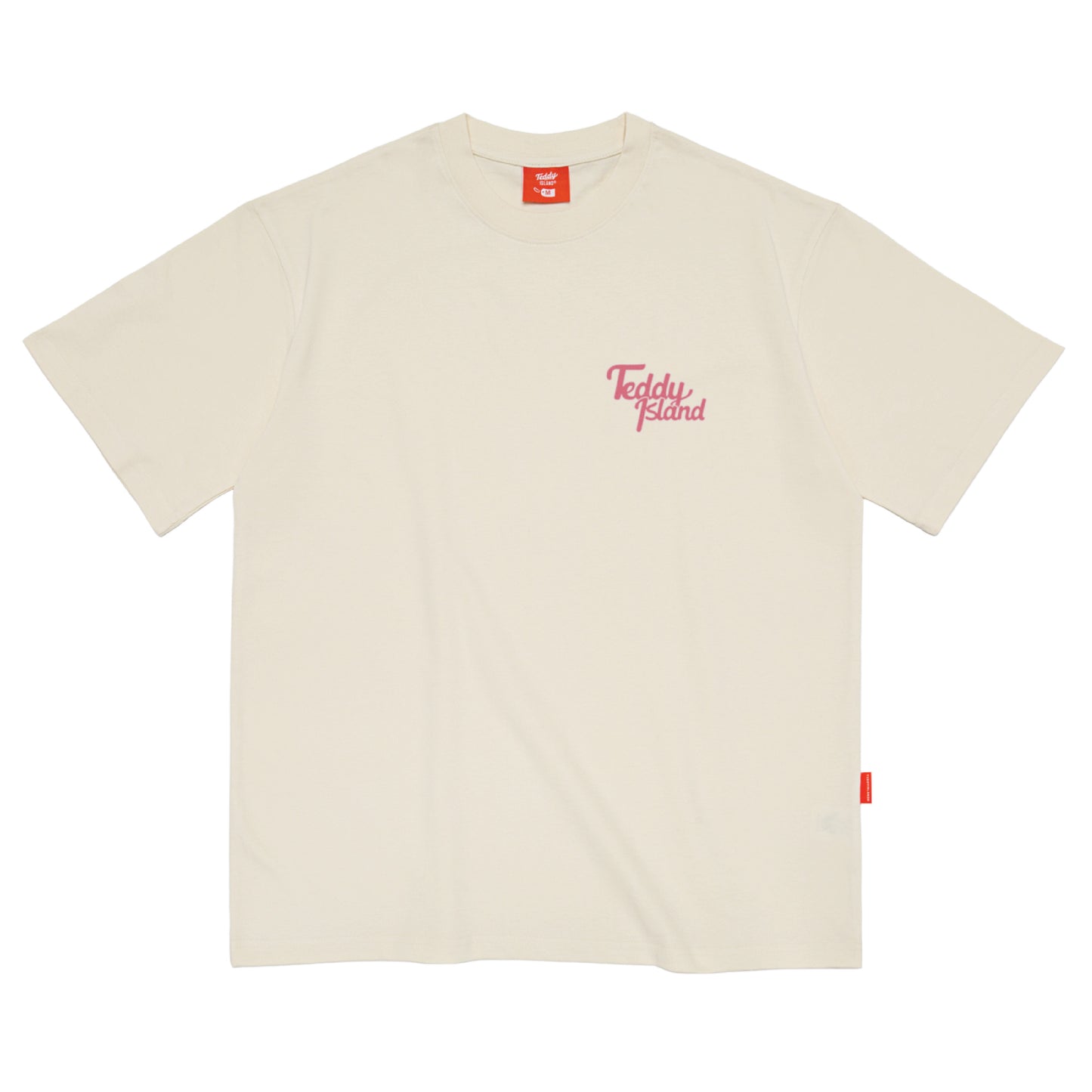 Teddy Island | 'Back' Fall in Love Teddy T-Shirt Ivory