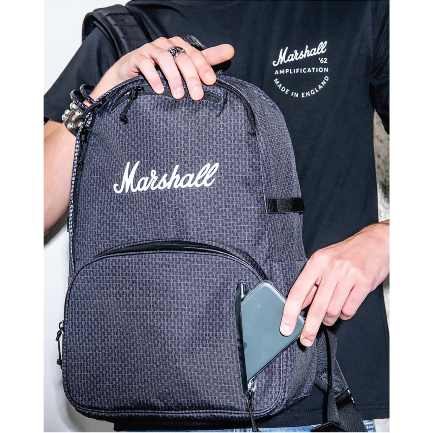 Marshall | Underground Backpack Black/White