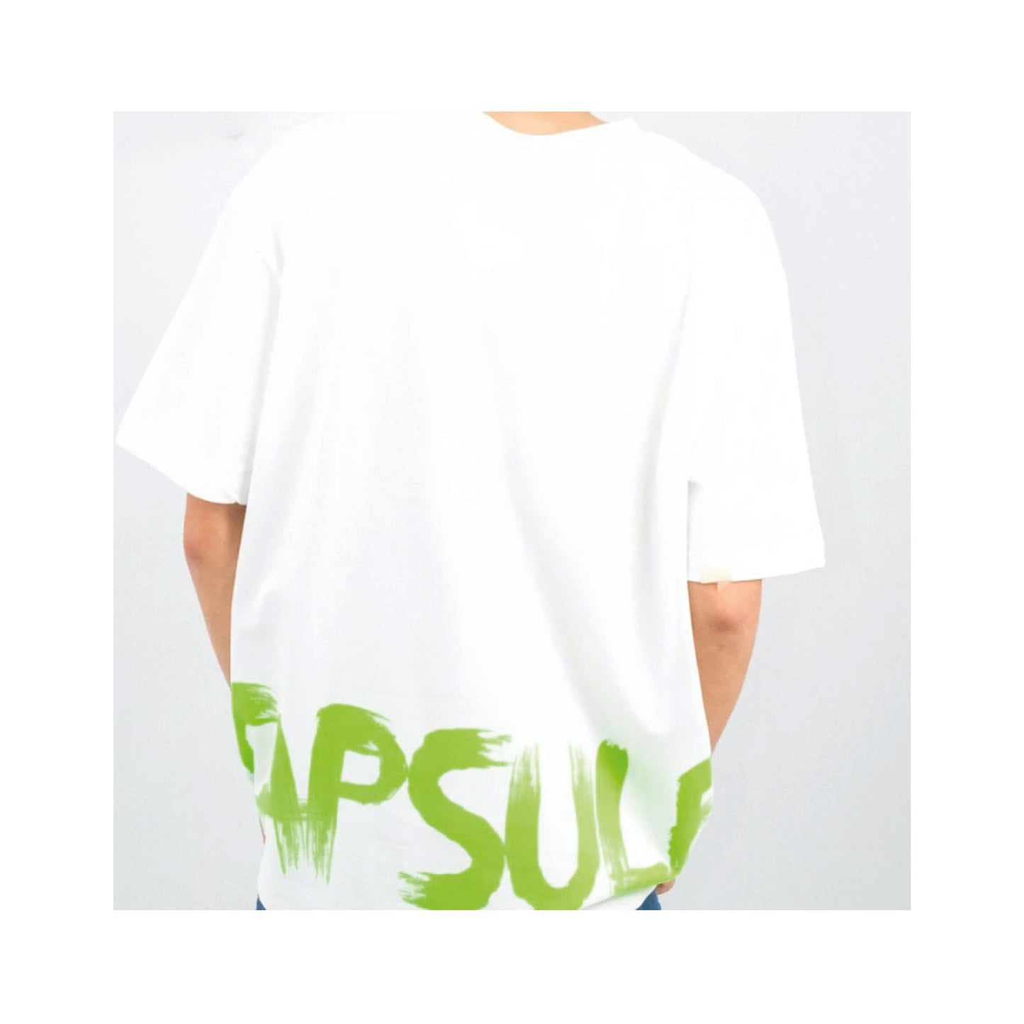 Norm Capsule Neon Brush Tee White