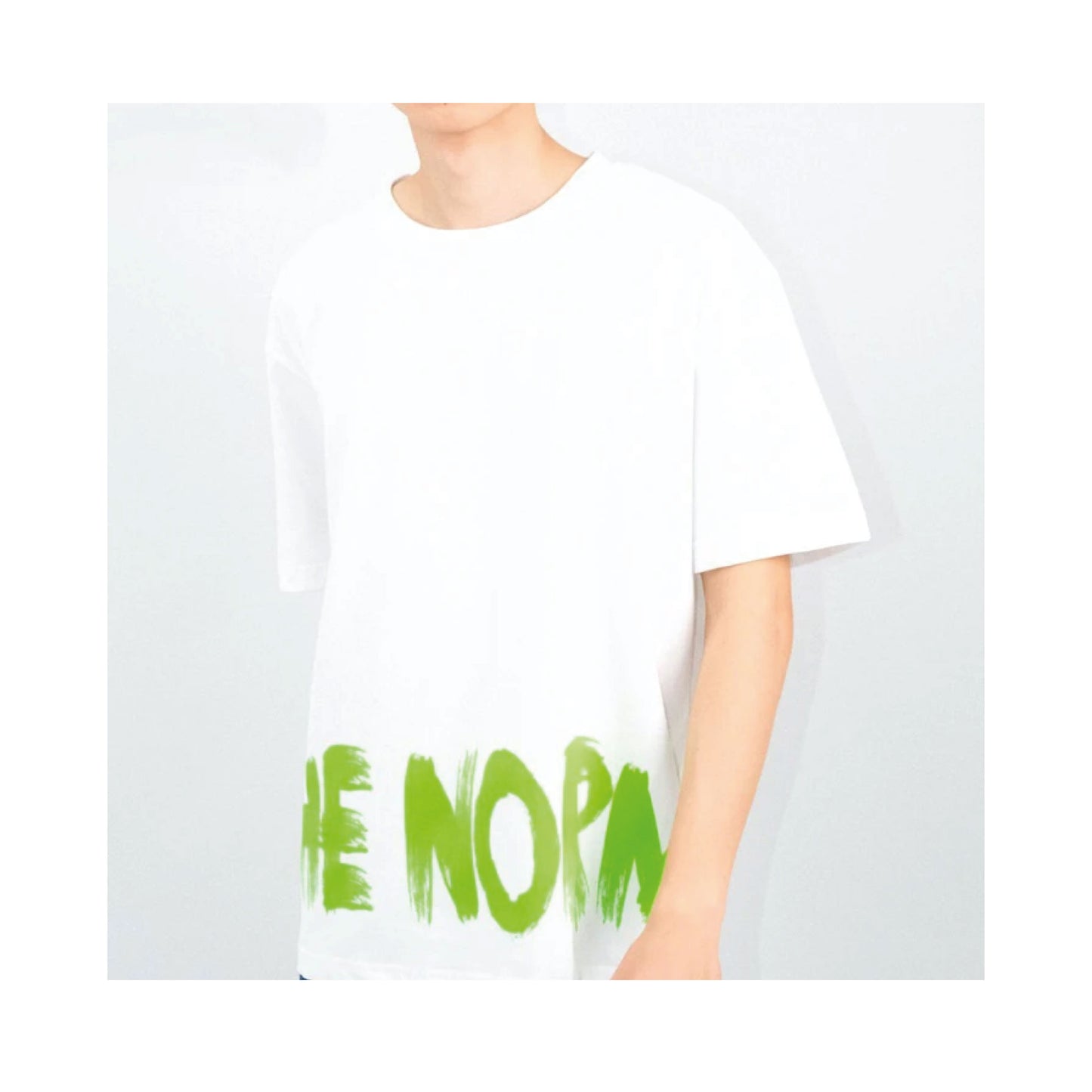 Norm Capsule Neon Brush Tee White