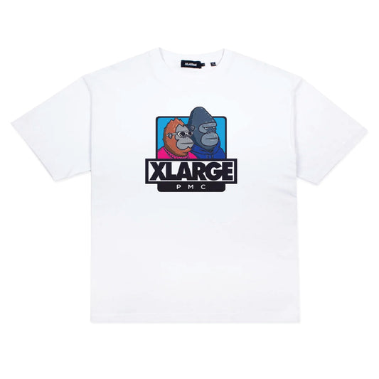 PMC x XLarge | Joined Logo Tee White